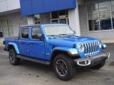 2021 Hydro Blue Pearl Jeep Gladiator Overland 4x4 #143160324