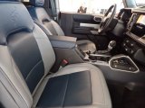 2021 Ford Bronco Outer Banks 4x4 2-Door Space Gray/Navy Pier Interior