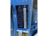 2022 Camry Color Code for Calvary Blue - Color Code: 2VV