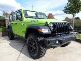 2021 Jeep Wrangler Unlimited Willys 4x4 Front 3/4 View