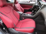 2021 Infiniti Q60 Red Sport 400 Front Seat
