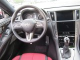 2021 Infiniti Q60 Red Sport 400 Dashboard