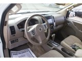 2017 Nissan Frontier SV King Cab 4x4 Beige Interior