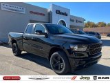 2022 Diamond Black Crystal Pearl Ram 1500 Big Horn Night Edition Quad Cab 4x4 #143201408