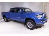 Blazing Blue Pearl Toyota Tacoma in 2018