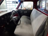 1981 Chevrolet C/K K10 Custom Deluxe Regular Cab 4x4 Charcoal Interior