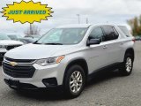 2020 Silver Ice Metallic Chevrolet Traverse LS AWD #143218786