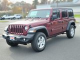 2021 Snazzberry Pearl Jeep Wrangler Unlimited Sport 4x4 #143218784