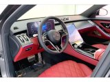 2022 Mercedes-Benz S 500 4Matic Sedan Carmine Red/Black Interior