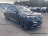 2021 Agate Black Metallic Ford Explorer Limited 4WD #143240477