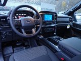 2021 Ford F150 STX SuperCab 4x4 Black Interior