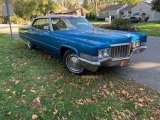 1970 Corinthian Blue Metallic Cadillac DeVille Convertible #143249249