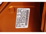 2019 Rogue Color Code for Monarch Orange Metallic - Color Code: EBB