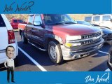 1999 Victory Red Chevrolet Silverado 1500 LS Extended Cab 4x4 #143277865