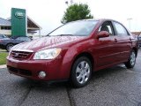 2005 Radiant Red Kia Spectra EX Sedan #14292718