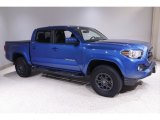 2017 Blazing Blue Pearl Toyota Tacoma SR5 Double Cab 4x4 #143285601