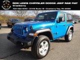 2021 Hydro Blue Pearl Jeep Wrangler Sport 4x4 #143295638