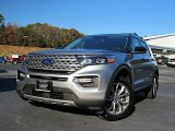 2021 Iconic Silver Metallic Ford Explorer Limited 4WD #143307133