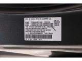2017 Ridgeline Color Code for Forest Mist Metallic - Color Code: G537M