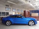 Velocity Blue Ford Mustang in 2019