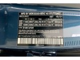 2022 GLB Color Code for Denim Blue Metallic - Color Code: 667