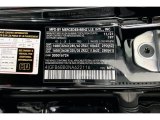 2022 GLE Color Code for Obsidian Black Metallic - Color Code: 197