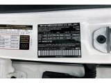 2022 GLE Color Code for Diamond White Metallic - Color Code: 799