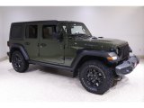 2021 Sarge Green Jeep Wrangler Unlimited Willys 4x4 #143339957