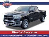 2022 Diamond Black Crystal Pearl Ram 1500 Big Horn Quad Cab 4x4 #143347584