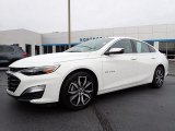 Summit White Chevrolet Malibu in 2021