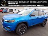 2021 Hydro Blue Pearl Jeep Cherokee Latitude Lux 4x4 #143378300