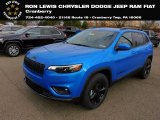 2021 Hydro Blue Pearl Jeep Cherokee Altitude 4x4 #143378272