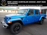 2021 Hydro Blue Pearl Jeep Gladiator Sport 4x4 #143378296
