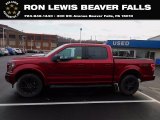 Ruby Red Ford F150 in 2019