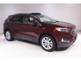 2020 Burgundy Velvet Metallic Tinted Ford Edge Titanium AWD #143406372