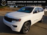 2021 Bright White Jeep Grand Cherokee Limited 4x4 #143424394