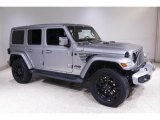 2020 Billet Silver Metallic Jeep Wrangler Unlimited Sahara 4x4 #143435232