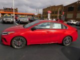 Currant Red Kia Forte in 2022