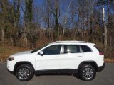 2021 Bright White Jeep Cherokee Latitude Lux 4x4 #143451179