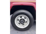1988 Jeep Comanche Pioneer 2WD Wheel
