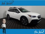 Crystal White Pearl Subaru Outback in 2021