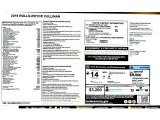 2019 Rolls-Royce Cullinan  Window Sticker