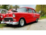 1955 Gypsy Red Chevrolet Bel Air 2 Door Coupe #143472241