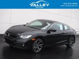 2020 Crystal Black Pearl Honda Civic Sport Coupe #143492035