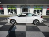 2021 Platinum White Pearl Honda Civic LX Sedan #143509999