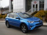 Electric Storm Blue Toyota RAV4 in 2018