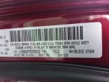 2019 1500 Color Code for Delmonico Red Pearl - Color Code: PRV