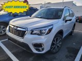 2020 Crystal White Pearl Subaru Forester 2.5i Limited #143525319