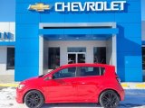 2018 Red Hot Chevrolet Sonic Premier Hatchback #143532543