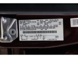 2019 MKC Color Code for Burgundy Velvet Metallic - Color Code: R3